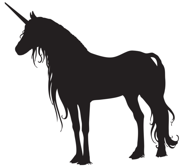 This png image - Unicorn Silhouette PNG Clip Art, is available for free download