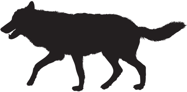This png image - Wolf Silhouette PNG Clip Art Image, is available for free download