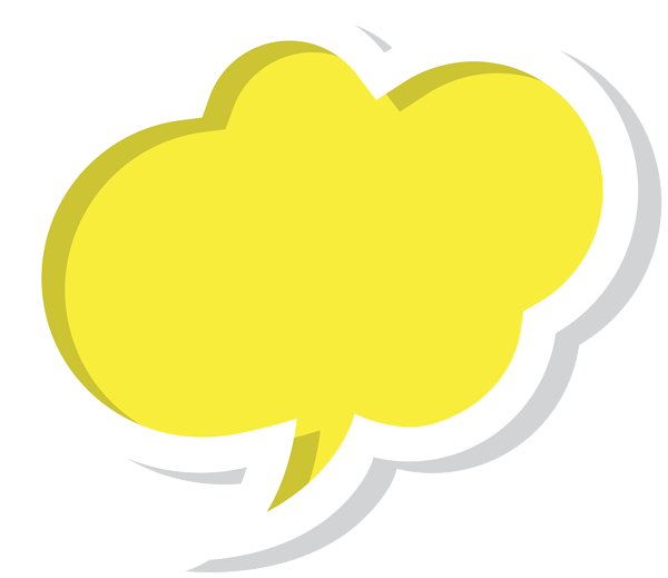 This png image - Bubble Speech Cloud Yellow PNG Clip Art Image, is available for free download