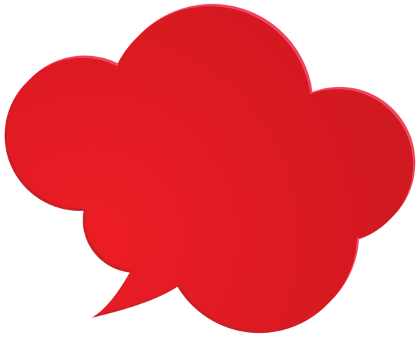 This png image - Bubble Speech Red Clip Art PNG Image, is available for free download
