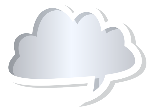 This png image - Cloud Bubble Speech Grey PNG Clip Art Image, is available for free download