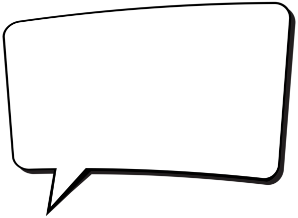 Comics Speech Bubble Transparent PNG Clip Art | Gallery Yopriceville