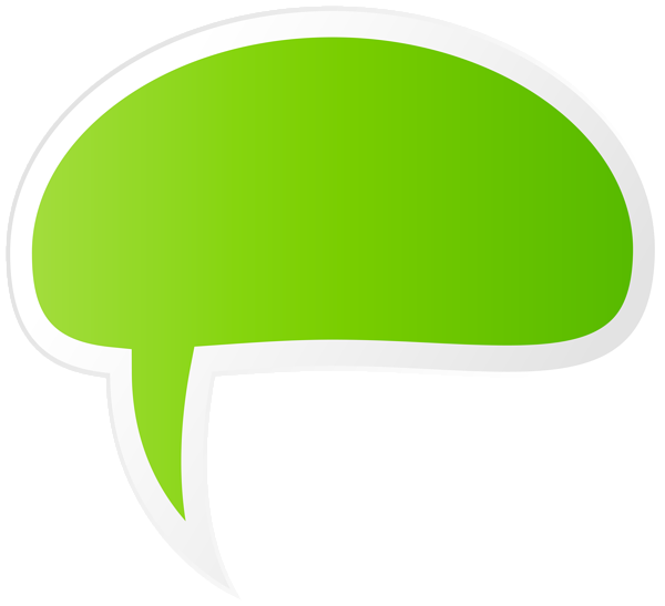 This png image - Green Speech Bubble PNG Clipart, is available for free download