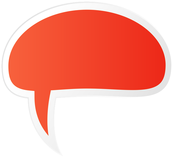 This png image - Red Speech Bubble PNG Clipart, is available for free download