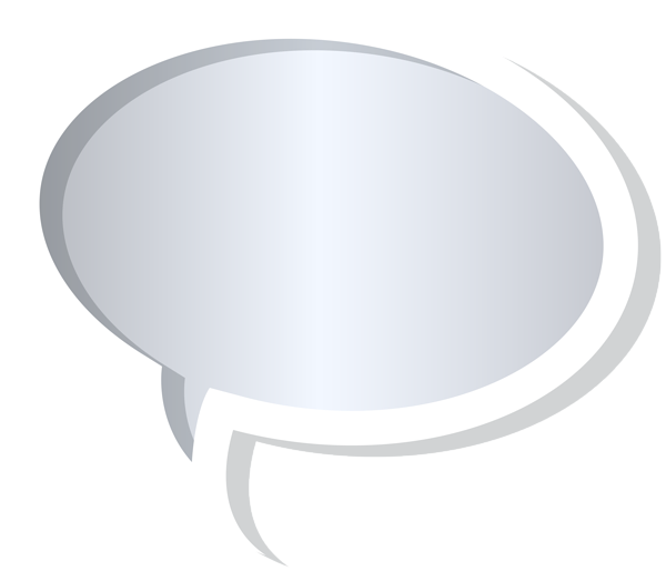 This png image - Speech Bubble Grey PNG Clip Art Image, is available for free download