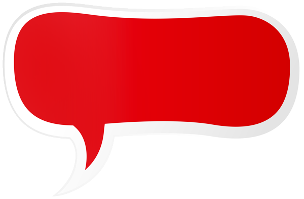 This png image - Speech Bubble Red PNG Clipart, is available for free download