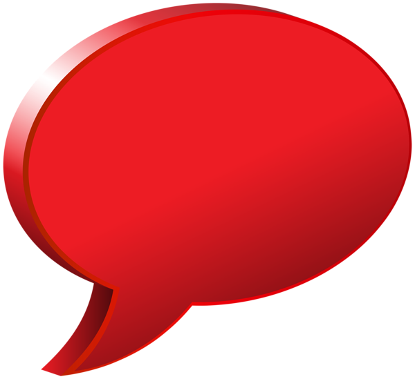 This png image - Speech Bubble Red Transparent PNG Image, is available for free download