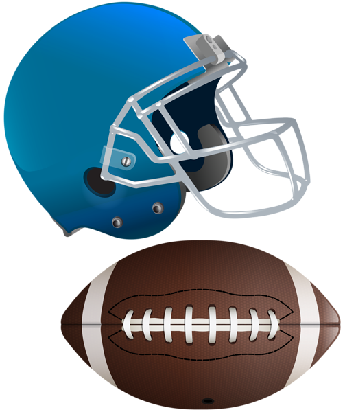 This png image - American Football Ball and Helmet Transparent Clip Art Image, is available for free download