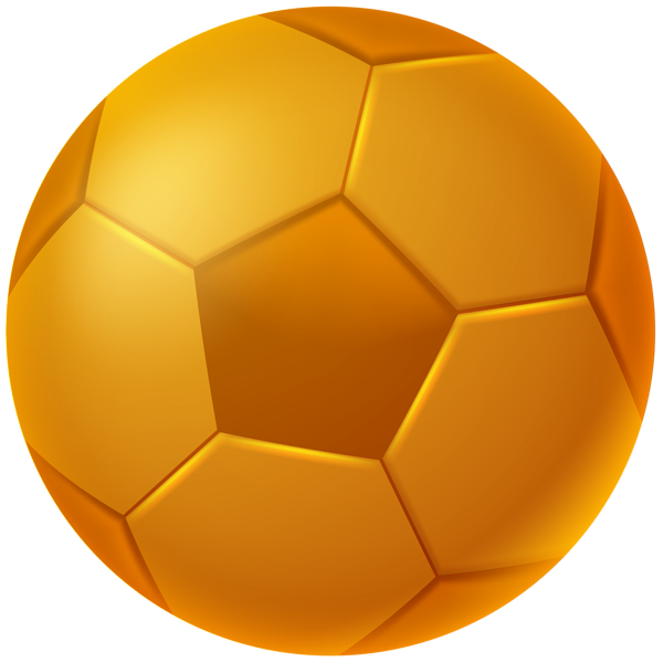 This png image - Gold Soccer Ball Transparent PNG Clip Art Image, is available for free download