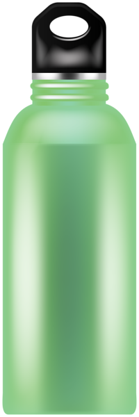 This png image - Green Metal Steel Sport Bottle PNG Clipart, is available for free download