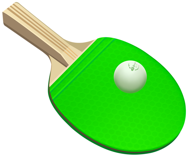 This png image - Ping Pong Racket and Ball PNG Clip Art Image, is available for free download