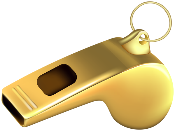 This png image - Referee Whistle Gold Transparent Image, is available for free download