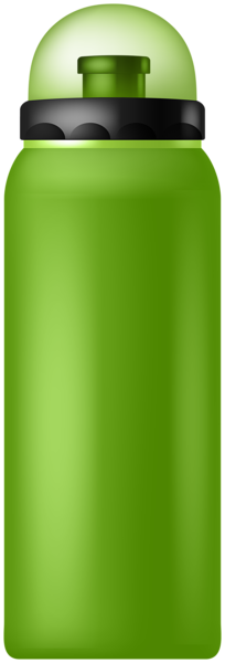 This png image - Sport Water Bottle Green PNG Clipart, is available for free download