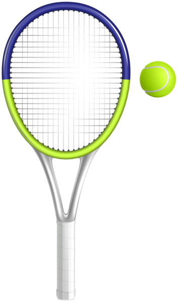 This png image - Tennis Racket with Ball PNG Clipart, is available for free download