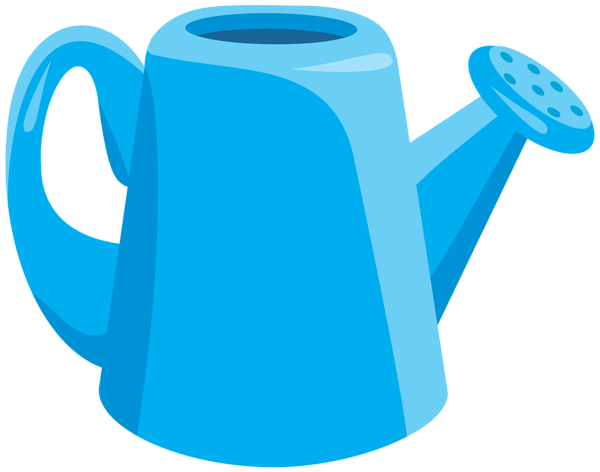 This png image - Blue Watering Can PNG Transparent Clipart, is available for free download