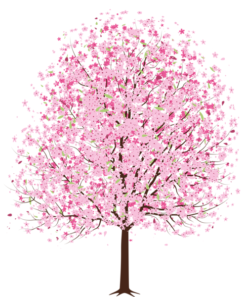 pink spring deco tree png clipart gallery yopriceville pink foil christmas tree