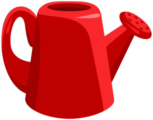 This png image - Red Watering Can PNG Transparent Clipart, is available for free download
