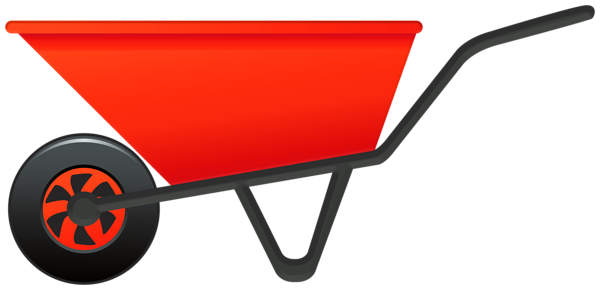This png image - Red Wheelbarrow PNG Clipart, is available for free download