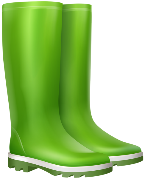 This png image - Rubber Boots Green Transparent PNG Clipart, is available for free download