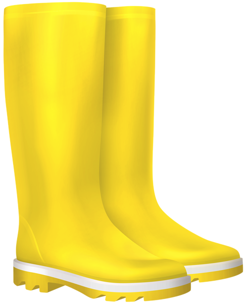 This png image - Rubber Boots Yellow Transparent PNG Clipart, is available for free download