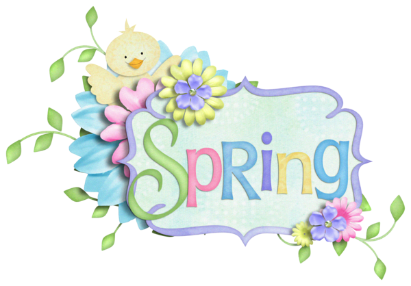 This png image - Spring Decor PNG Clipart Picture, is available for free download