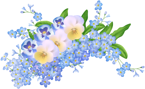This png image - Spring Flowers Decoration Transparent PNG Clip Art Image, is available for free download