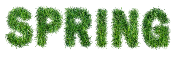 This png image - Spring with Grass Text PNG Clipart, is available for free download