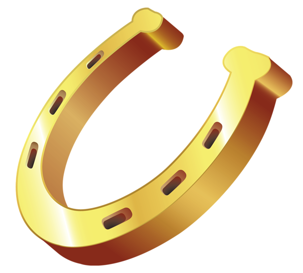 This png image - Gold Horseshoe PNG Clipart, is available for free download