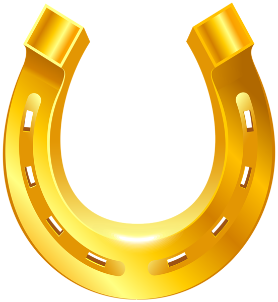This png image - Gold Horseshoe Transparent PNG Clipart, is available for free download