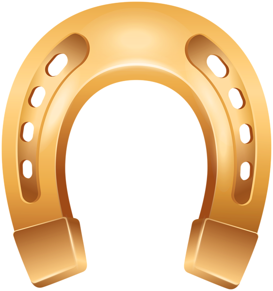 This png image - Golden Horseshoe Transparent Clipart, is available for free download