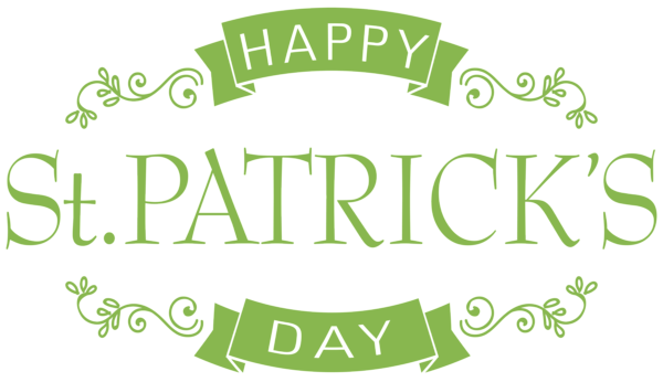 This png image - Happy Saint Patrick's Day PNG Clip Art Image, is available for free download