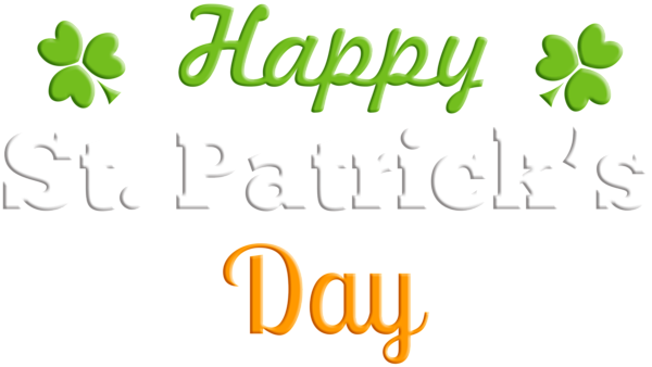 This png image - Happy St Patrick-s Day Text PNG Clip Art, is available for free download