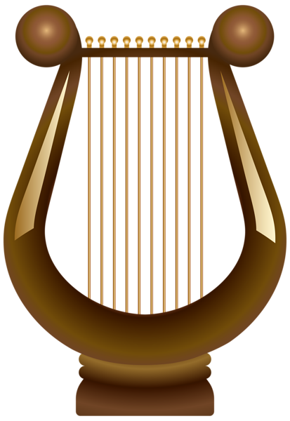 This png image - Harp Transparent PNG Clip Art, is available for free download