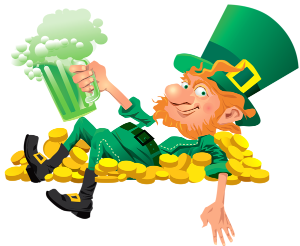 This png image - Leprechaun with Beer PNG Clipart, is available for free download
