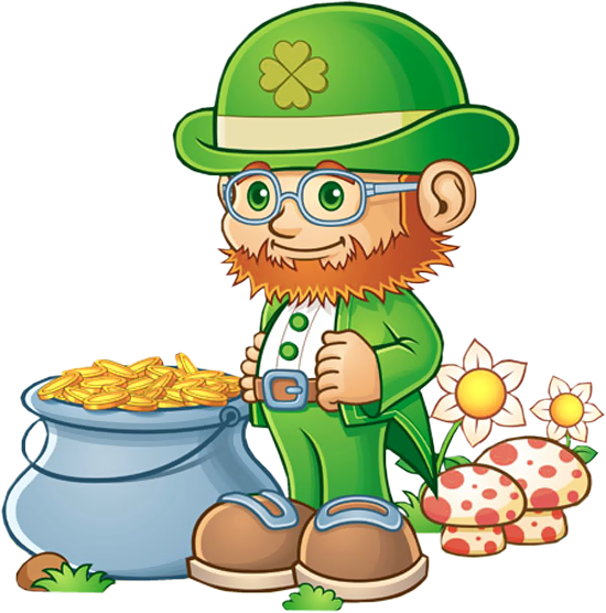 This png image - Leprechaun with Pot of Gold PNG Clipart, is available for free download