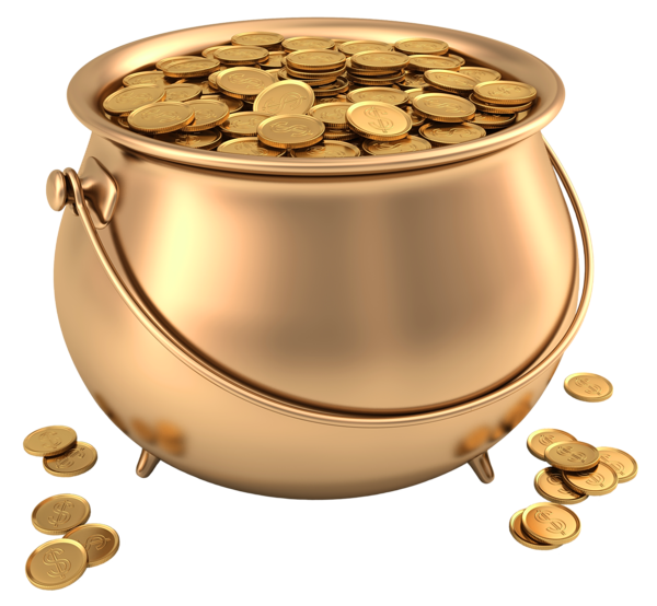 This png image - Pot of Gold PNG Picture Clipart, is available for free download