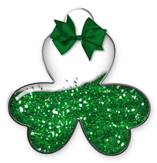 This png image - Shamrock with Green Bow PNG Picture, is available for free download