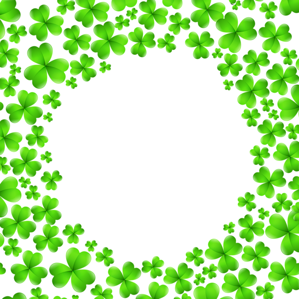 St Patrick's Day Shamrocks Decoration PNG Clip Art Image | Gallery Yopriceville - High-Quality ...