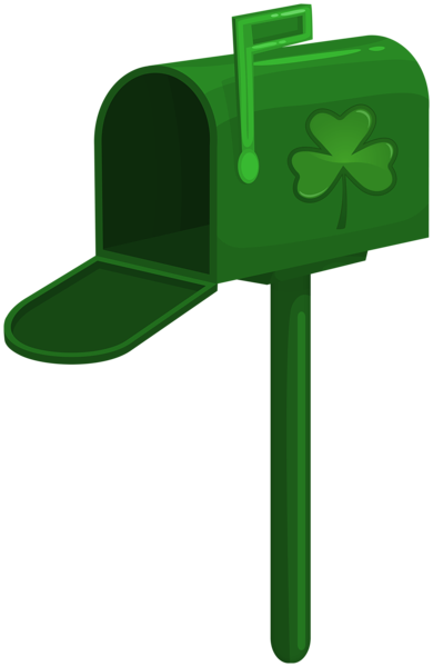 This png image - St Patrick Day Green Mailbox PNG Clipart, is available for free download