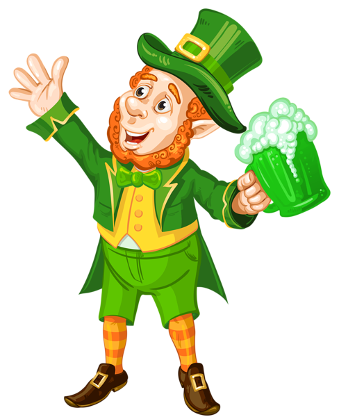 This png image - St Patrick Day Leprechaun with Green Beer Transparent PNG Picture, is available for free download