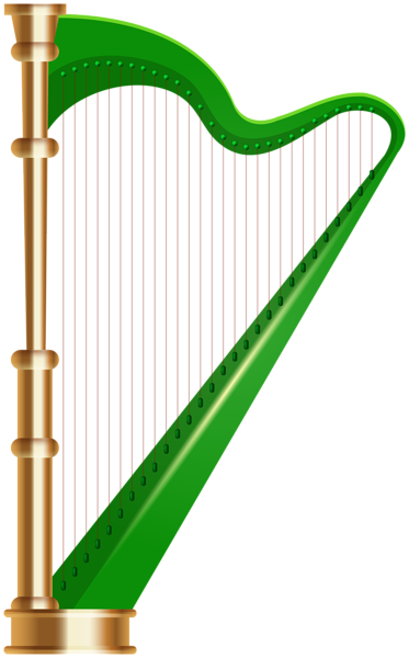 This png image - St Patrick Green Harp PNG Clipart, is available for free download