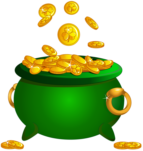 This png image - St Patrick Pot of Gold Transparent Image, is available for free download