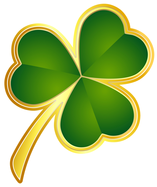 This png image - St Patricks Day Gold Shamrock PNG Clipart, is available for free download