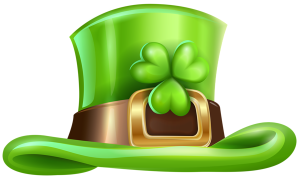 This png image - St Patricks Day Hat with Shamrock Transparent PNG Clip Art Image, is available for free download