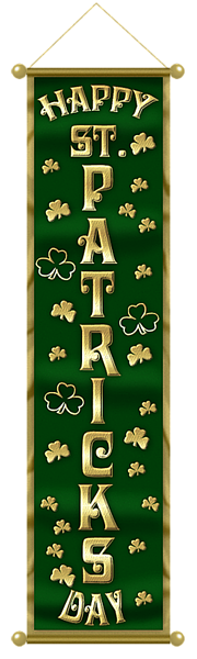 This png image - Transparent Happy St Patrick's Day Baner PNG Picture, is available for free download