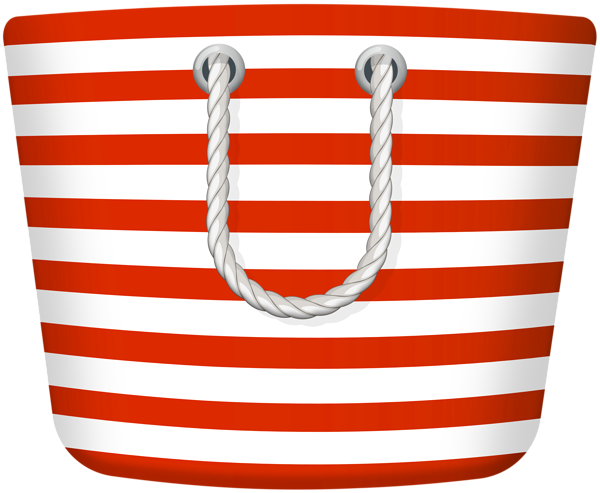 This png image - Beach Bag Red PNG Clipart, is available for free download