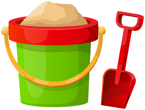 This png image - Beach Bucket with Sand PNG Clipart, is available for free download