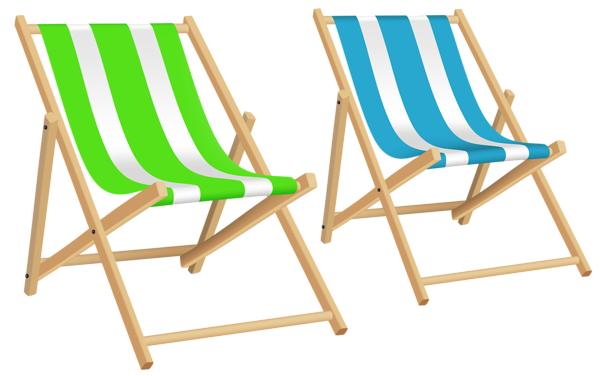 This png image - Beach Chairs PNG Clip Art, is available for free download