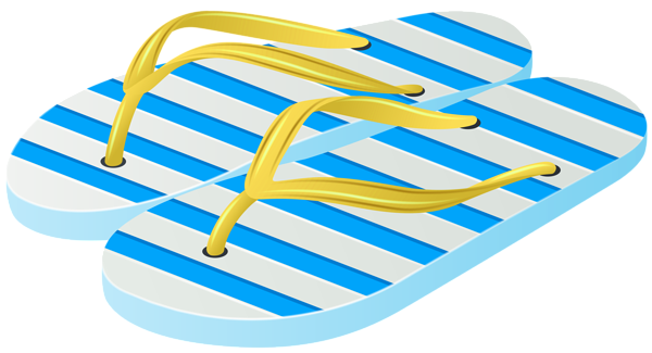This png image - Beach Flip Flops PNG Clip Art Image, is available for free download