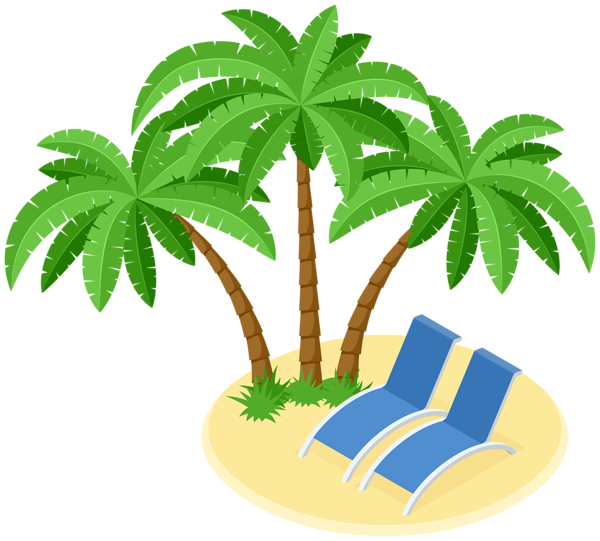 Beach Island Transparent Image | Gallery Yopriceville - High-Quality